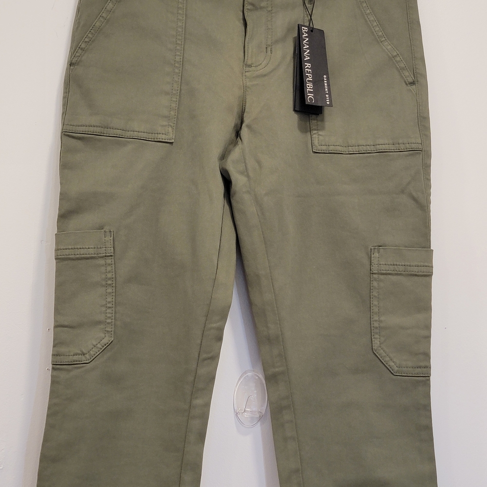 Banana Republic Military Green Skinny Pants
